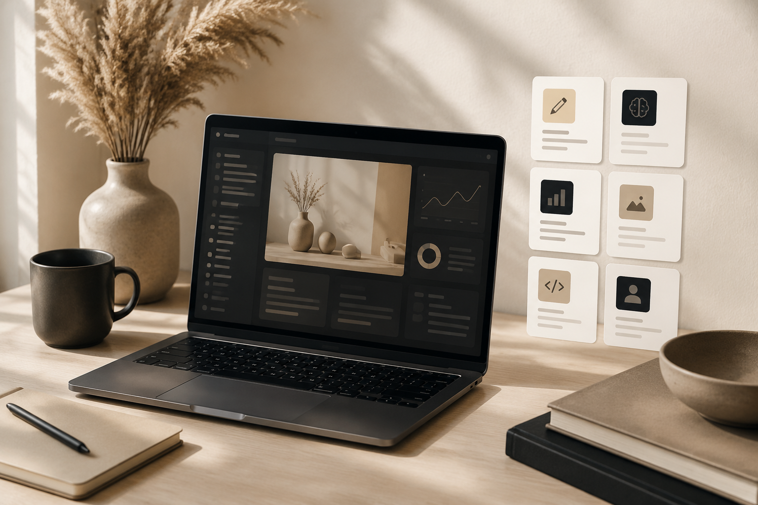 Clean AI access workspace