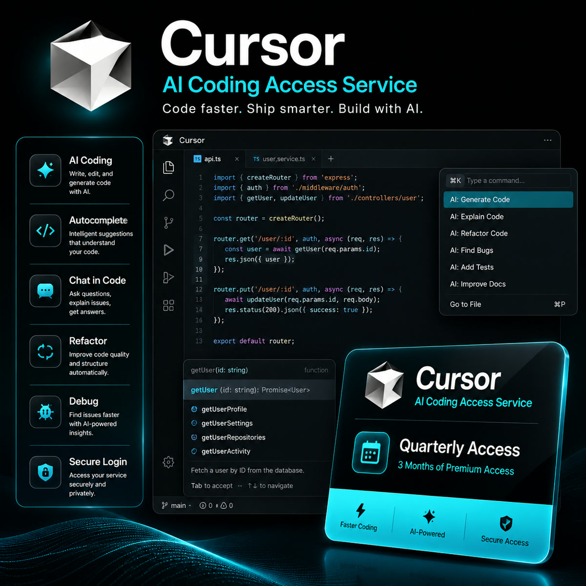 AI coding product cover